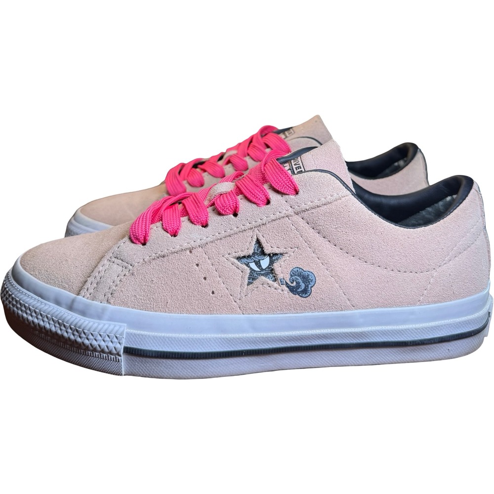 Converse One Star Pro Sage Elsesser Unisex 6.5W 5M Pink Suede Excellent A04135C - Picture 3 of 11